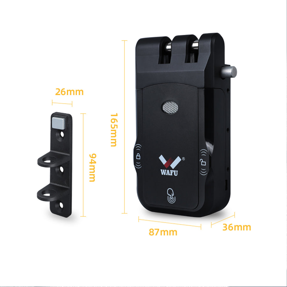 Invisible Electronic Door Lock with Remote Control – Front Door Anti-Theft Security