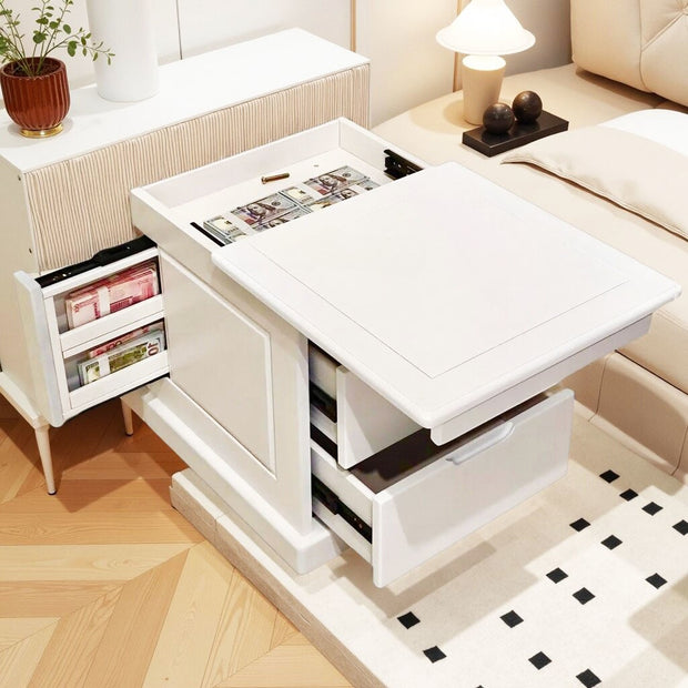 Bedside table with secret compartment for your valuables