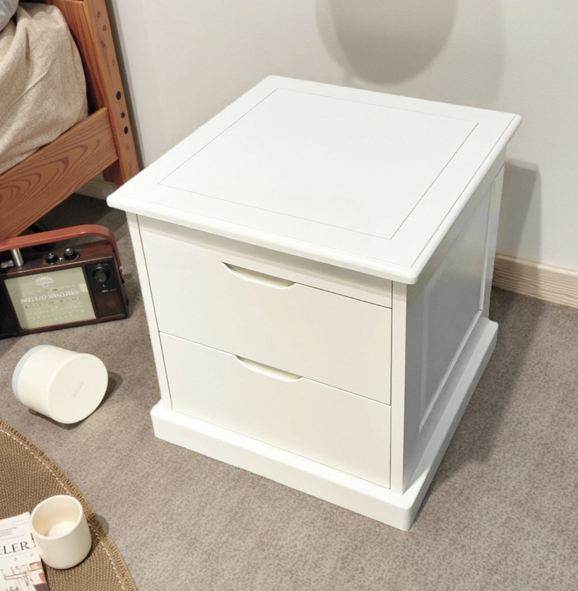 Bedside table with secret compartment for your valuables